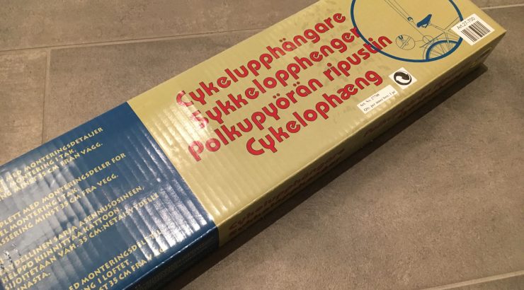 Sette bort sykkelen