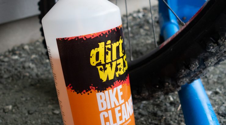Dirt wash bike cleaner